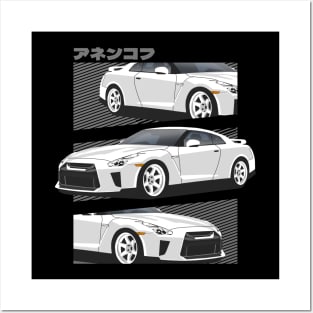 Nissan GT-R r35 Posters and Art